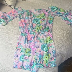 Floral Off-Shoulder Romper